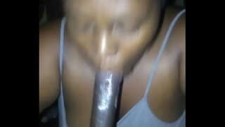 Ebony bbw sloppy deepthroat 2 Cumshots