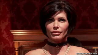 ���कर्षक विशाल स्तन स्तन मीलफ मदर आय वुड लाइक Cherie Deville निराशेचा उदगार मोठा कोंबडा fucks नंतर त्याला असताना दाट तपकिरी रंगाचे केस MILF घोडागाडी फॉक्स शेअरिंग आणि त्याला चोखणे वरच्या मजल्यावर पक्ष